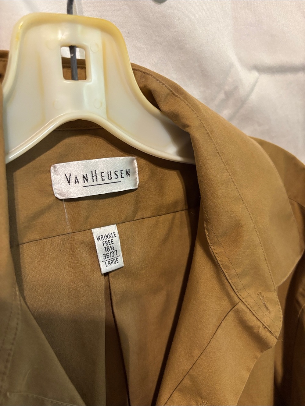 Men’s dress shirts -2. Marc Anthony / Van Heusen. Dk grey/teal, golden brown - Picture 2 of 7